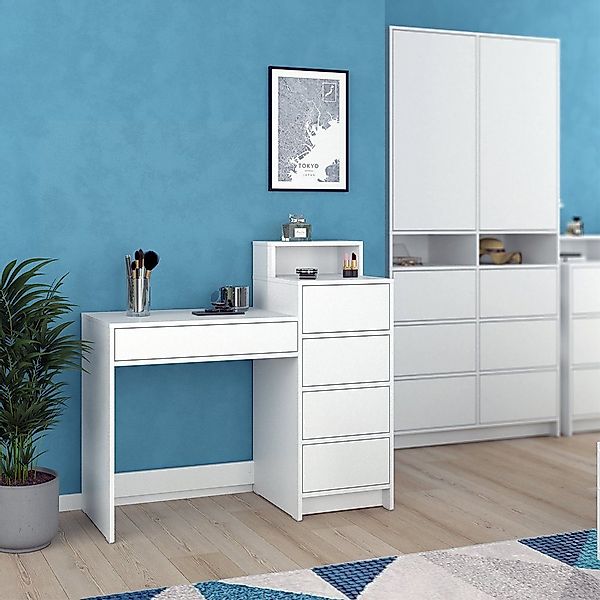 Vicco Schminktisch Naara, Weiß, 110.5 cm günstig online kaufen