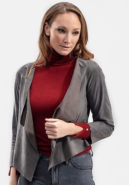18N62 Boleroblazer NECHARMOISE (1-tlg) aus Ziegenvelours günstig online kaufen