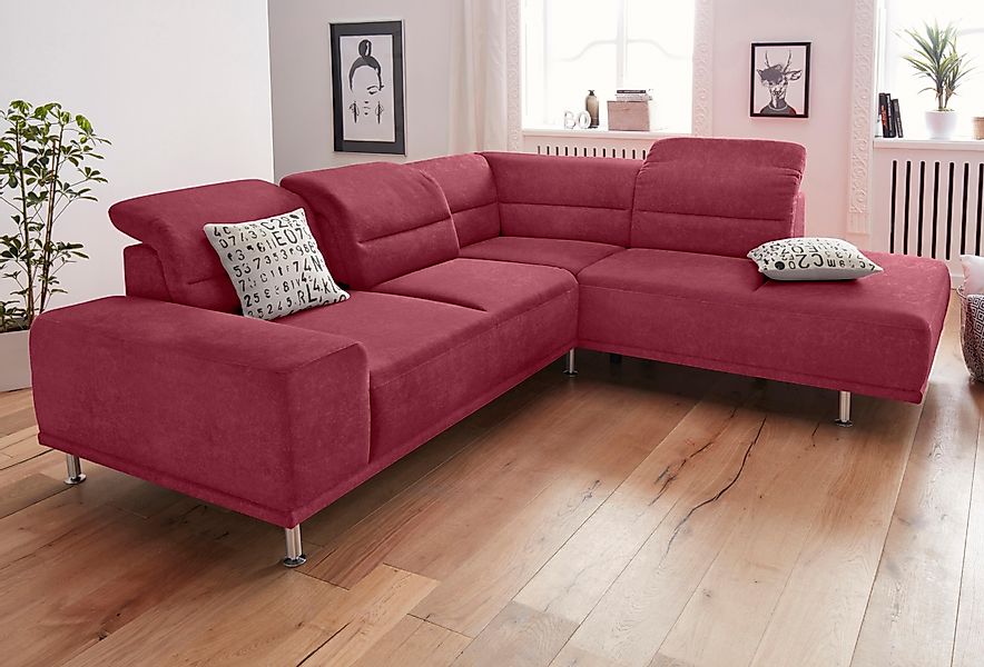 sit&more Ecksofa Mariola L-Form, mit Federkern günstig online kaufen