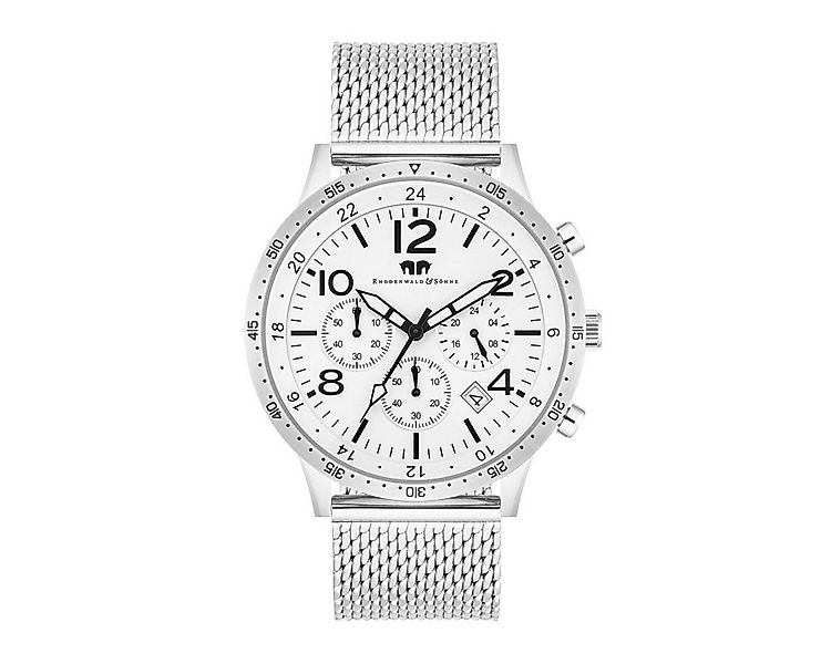 Rhodenwald & Söhne Chronograph Flight Captain silber Flight Captain, mit Ed günstig online kaufen