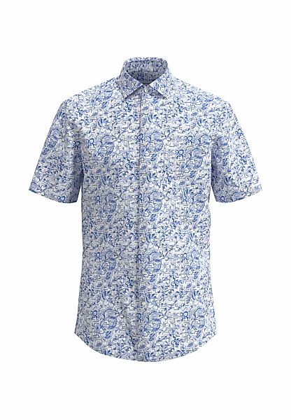 seidensticker Businesshemd "Regular", Regular Kurzarm Kentkragen Floral günstig online kaufen