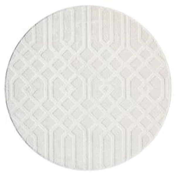 payé Teppich Esso 38 Hochflor Rund 200x200 cm Cream günstig online kaufen