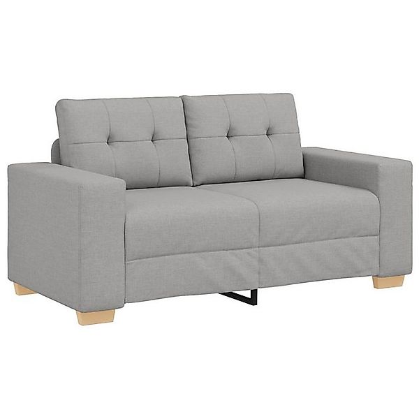 vidaXL Sofa Cloud Grau Stoff, Holz Mittel Platz für viele, 1 Teile günstig online kaufen
