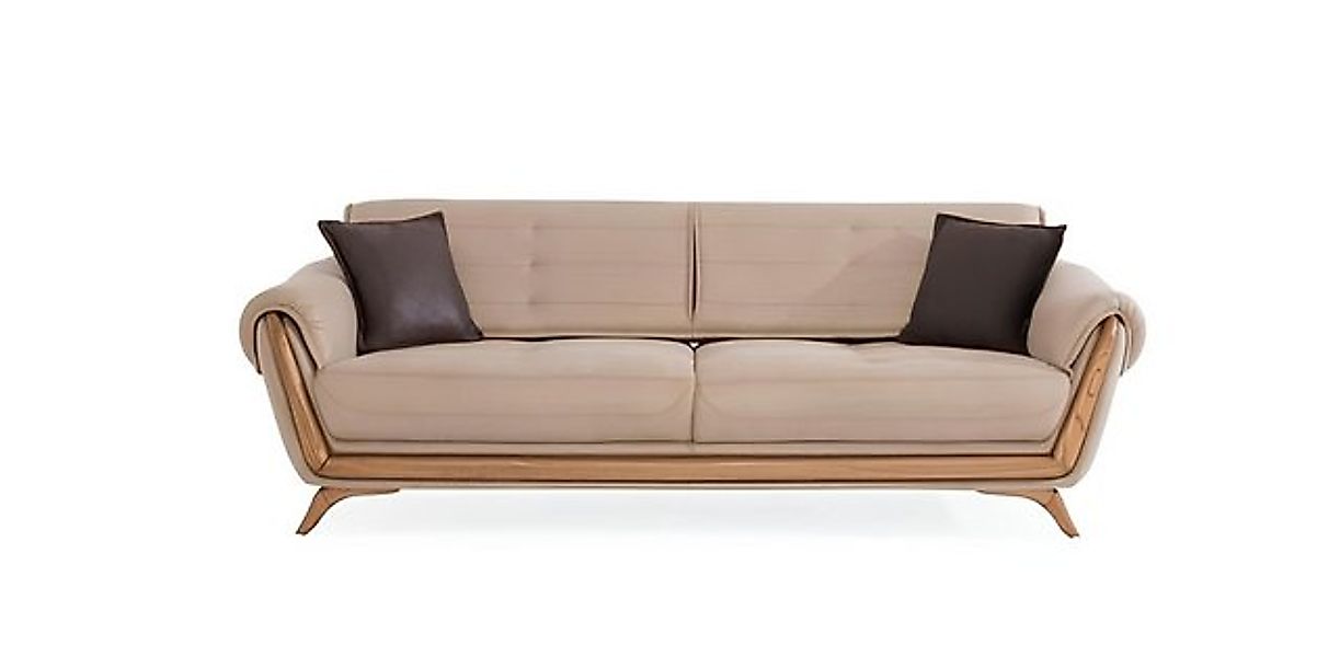 Xlmoebel Sofa Neue Beige Dreisitzer Sofa Möbel Einrichtung Couch Sofas, Her günstig online kaufen