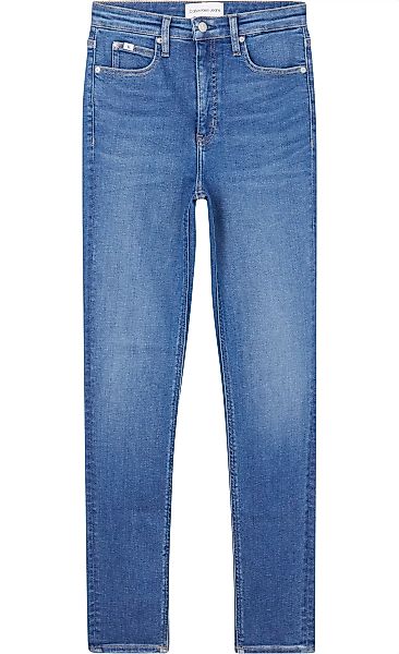 Calvin Klein Jeans Skinny-fit-Jeans HIGH RISE SKINNY mit Calvin Klein Leder günstig online kaufen