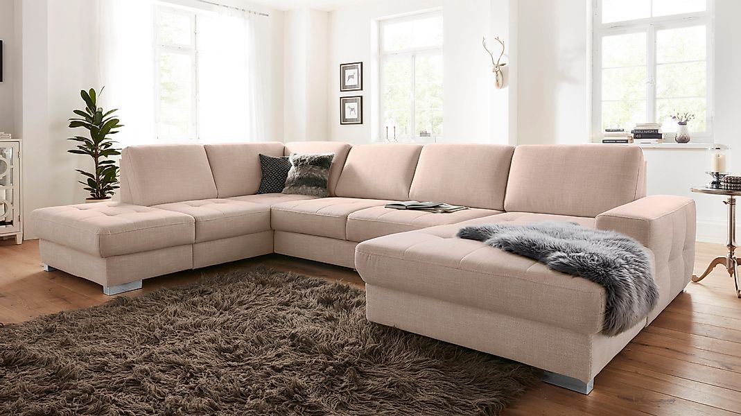 sit&more Wohnlandschaft Santorini U-Form, mit Federkern günstig online kaufen