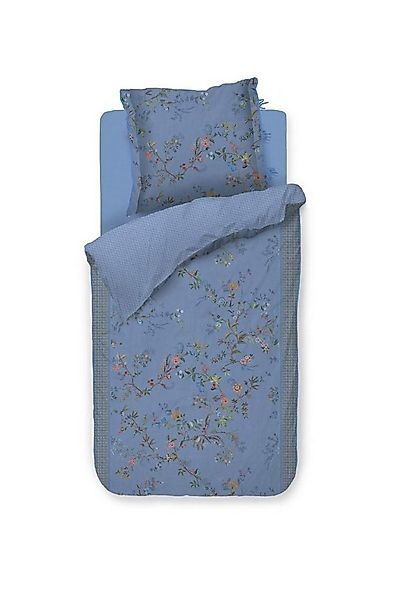 PiP Studio Bettwäsche PIP Studio Perkal Bettwäsche 135x200 Bustani Blue Blü günstig online kaufen