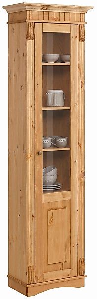 Home affaire Vitrine "Teresa", (Maße (B/T/H): ca. 55/32/193 cm), mit 1 Glas günstig online kaufen