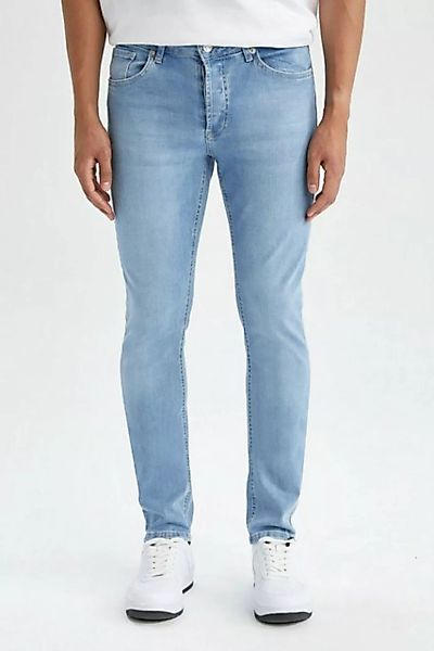 DeFacto Skinny-fit-Jeans Herren Slim-fit-Jeans CARLO - SKINNY FIT DENIM günstig online kaufen