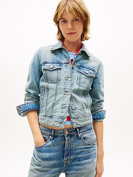 Tommy Jeans Outdoorjacke CLASSIC TRUCKER EXT BJ8012 mit dezentem Logo günstig online kaufen