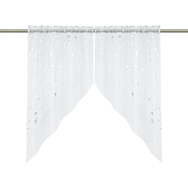 Joyswahl Scheibengardine, Stangendurchzug (2 St), transparent, günstig online kaufen