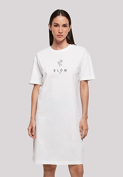 F4NT4STIC Shirtkleid "Blóm Rose" Ohne Taschen Print günstig online kaufen