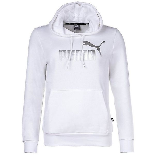 PUMA Sweater Damen Pullover - ESS+ Metallic Logo Hoodie günstig online kaufen