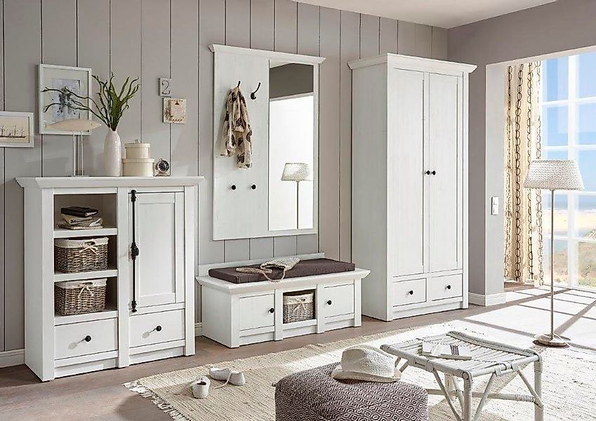 Home affaire Garderoben-Set California, Komplettset im Landhausstil, modern günstig online kaufen