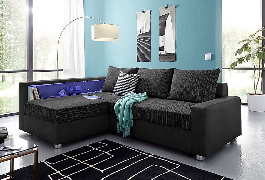 COLLECTION AB Ecksofa Relax L-Form, inklusive Bettfunktion, Federkern, wahl günstig online kaufen