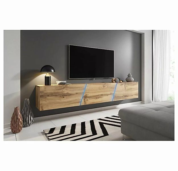 DB-Möbel TV-Schrank TV-Lowboard LOAN in Shwarz, Weiß und Grau TV-Unterteil günstig online kaufen