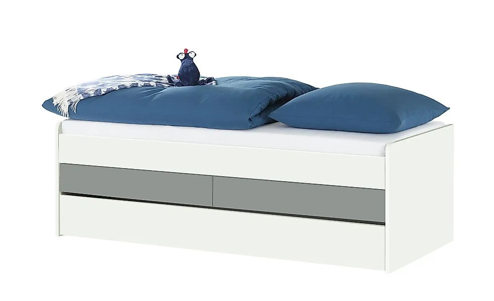 Duobett mit Stauraum  Grow Up ¦ weiß ¦ Maße (cm): B: 97 H: 66 Betten > Bett günstig online kaufen