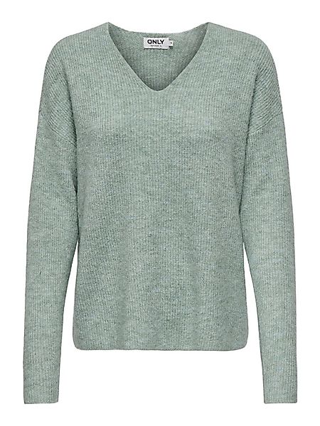 ONLY Strickpullover Warmer Strickpullover Stretch V-Ausschnitt günstig online kaufen
