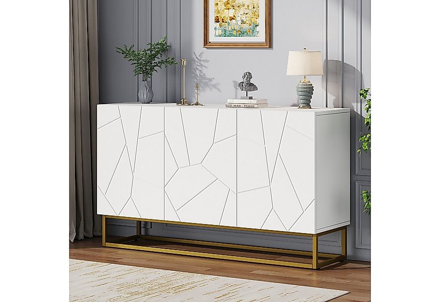 HAUSS SPOLE Sideboard Hochglanz Sideboard, Anrichte Schrank Buffetschrank m günstig online kaufen