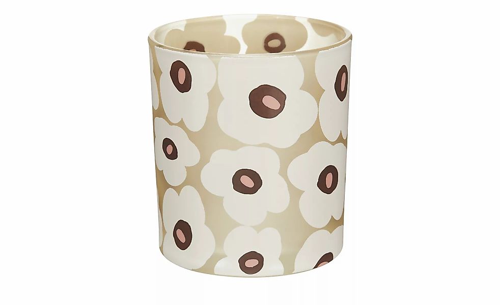 HOME STORY Windlicht   ¦ mehrfarbig ¦ Glas ¦ Maße (cm): H: 8  Ø: 7 Accessoi günstig online kaufen