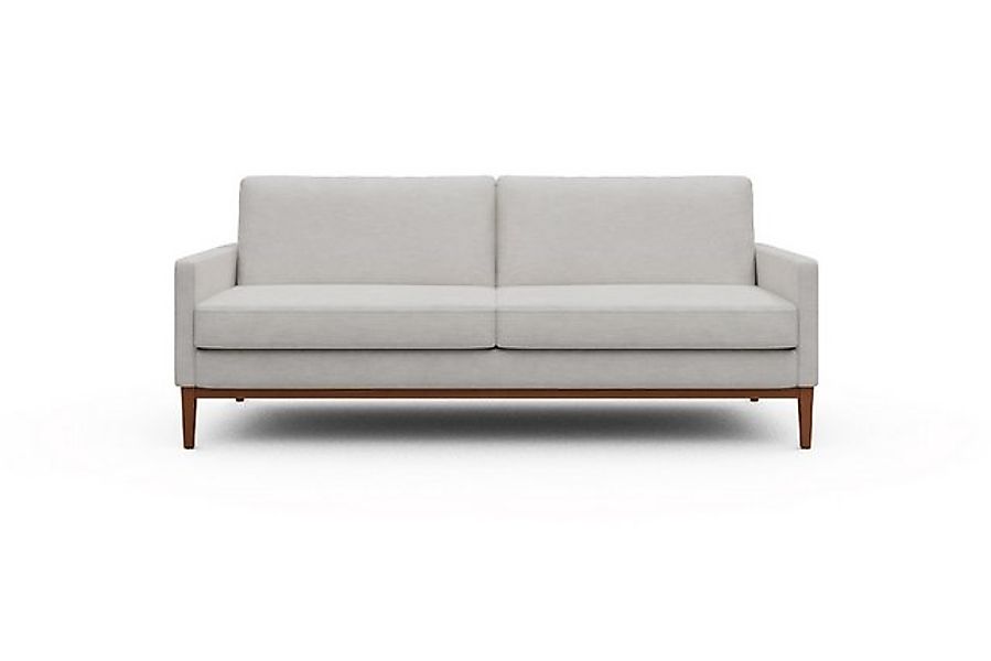 moebelfaktor Sofa Bodo 3-Sitzer, Retro-Design, elegante Linien, stabile Hol günstig online kaufen