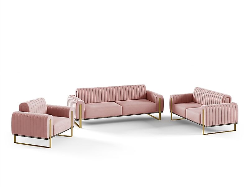 Fun Möbel Polstergarnitur Sofaset Designersofas FUN günstig online kaufen