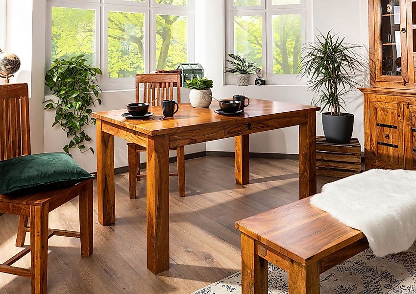 Massivmoebel24 Esstisch OXFORD (Esstisch Akazie 120x85x76 günstig online kaufen