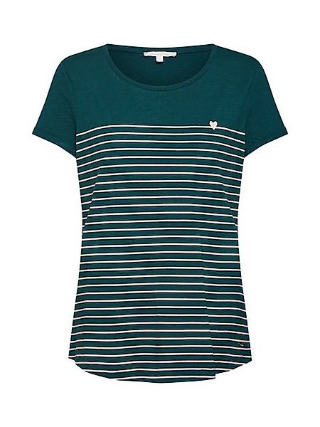 TOM TAILOR Denim T-Shirt (1-tlg) Stickerei günstig online kaufen