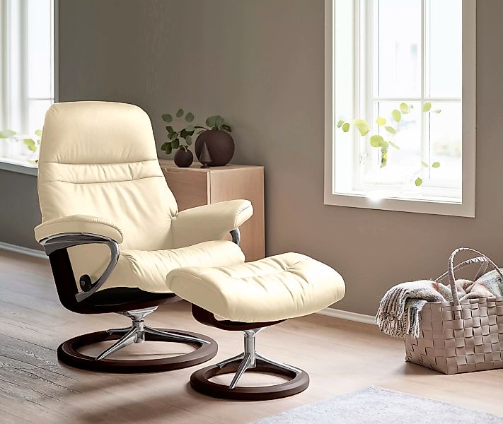 Stressless Relaxsessel "Sunrise", mit Signature Base, Größe M, Gestell Brau günstig online kaufen