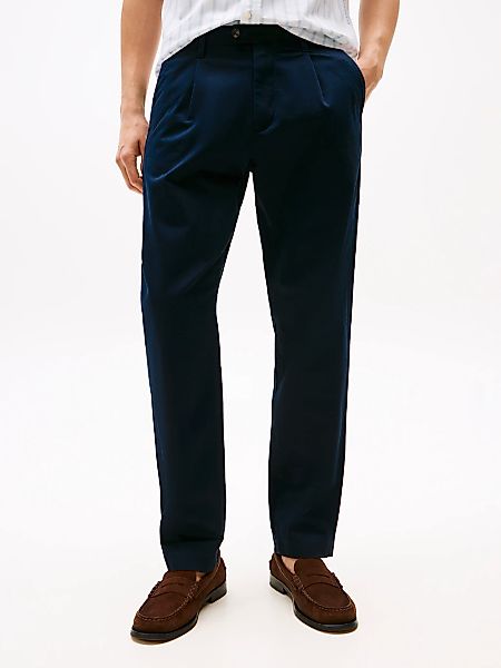 Tommy Hilfiger Chinohose "HARLEM 1PLT CHINO SATIN", relaxed fit, Bundhalte günstig online kaufen