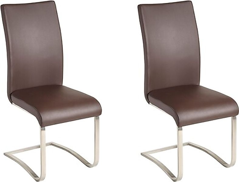 MCA furniture Freischwinger "Arco", (Set), 4 St., Kunstleder, 2er-, 4er-, 6 günstig online kaufen