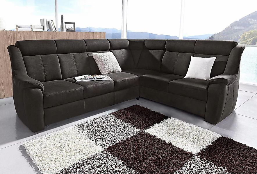 sit&more Ecksofa "Basel L-Form", wahlweise mit Relaxfunktion günstig online kaufen