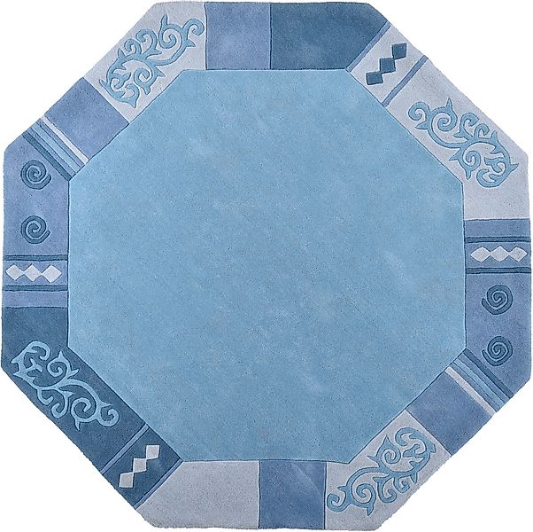 THEKO Teppich   ¦ blau ¦ Wolle ¦ Maße (cm): B: 200 H: 1,4 Teppiche > Wohnte günstig online kaufen