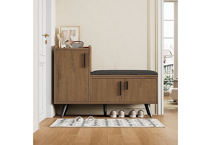 autolock Schuhbank Schuhschrank Moderne Schuhwechselbank mit Sitzfläche & S günstig online kaufen