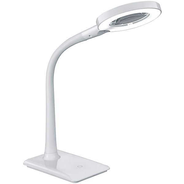 Trio LED-Lupenleuchte Lupo Weiß günstig online kaufen