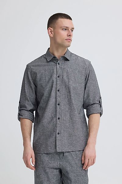 Blend Leinenhemd "BHAban Slub Linen Mix" Slub Hemd Leinen Mix günstig online kaufen