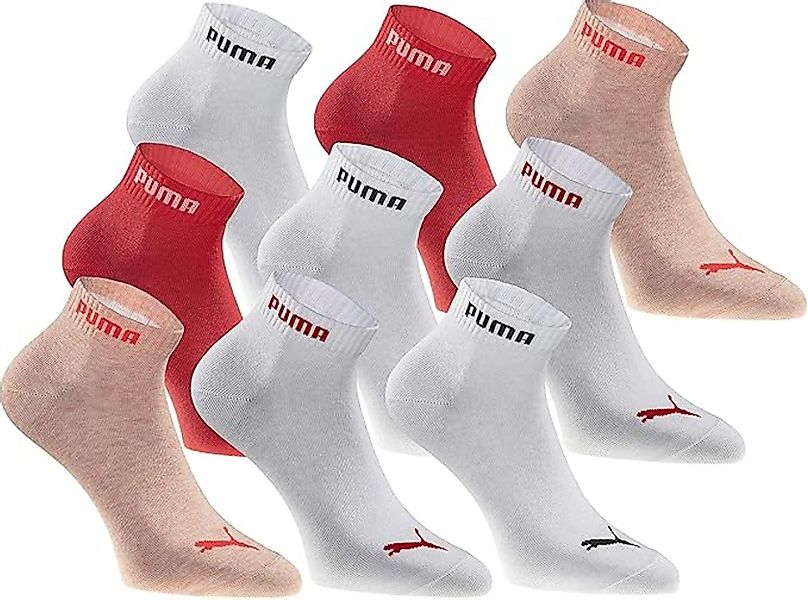 PUMA Freizeitsocken Quartersocken 18 Paar Pack günstig online kaufen
