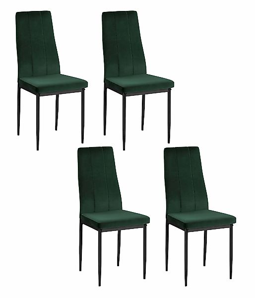 INOSIGN Esszimmerstuhl "Remus", (Set), 4 St., Samtvelours, im 1er,2er und 4 günstig online kaufen