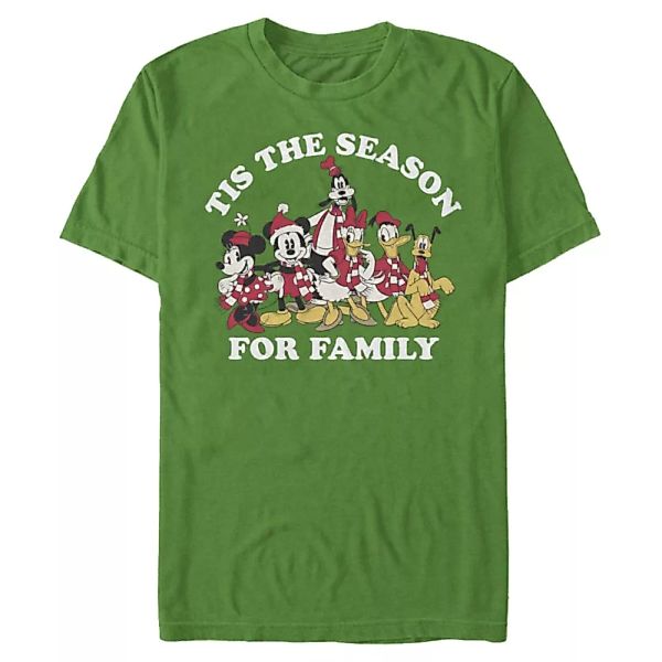 Disney - Micky Maus - Gruppe Family Season - Männer T-Shirt günstig online kaufen