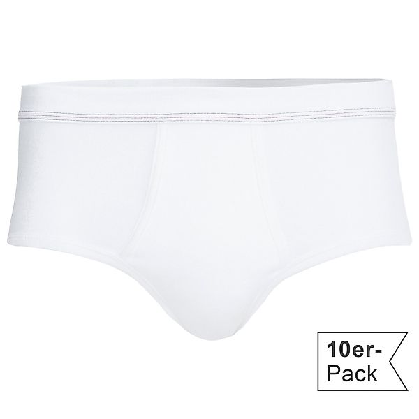 conta Slip Herren-Slip 10er-Pack Feinripp Uni günstig online kaufen