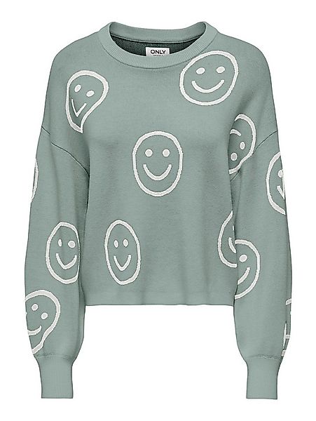 ONLY Strickpullover ONLMONTANA LS JQ O-NECK CC KNT mit Rippbündchen günstig online kaufen