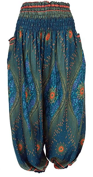 Guru-Shop Relaxhose Luftige XL Pluderhose für starke Frauen, plus.. Ethno S günstig online kaufen