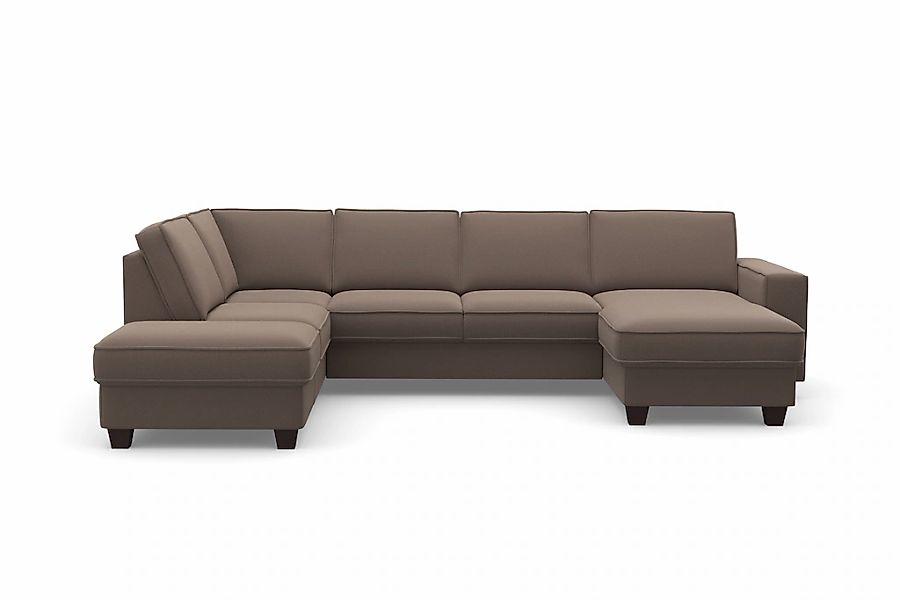 Home affaire Wohnlandschaft "County U-Form" wahlweise Ottomane links oder r günstig online kaufen