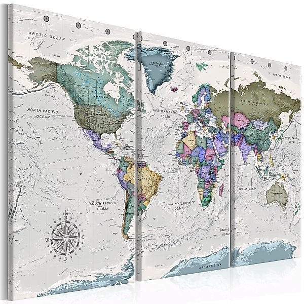 Wandbild - World Destinations (3 Parts) günstig online kaufen
