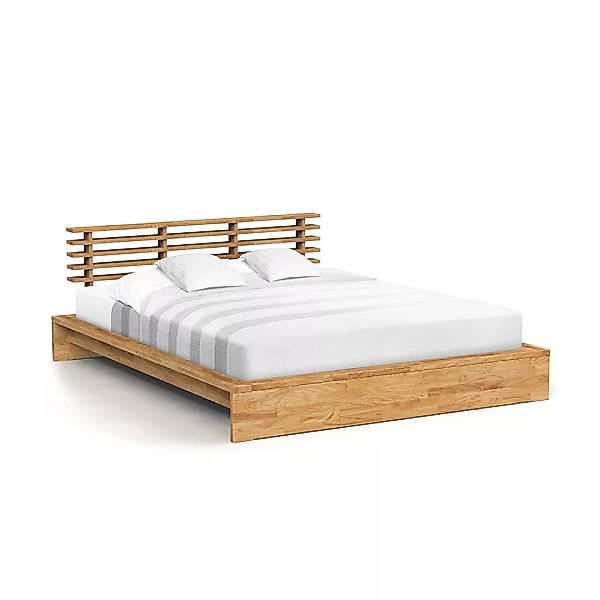 Bett CUBIC mit Sprossenkopfteil Holz massiv günstig online kaufen