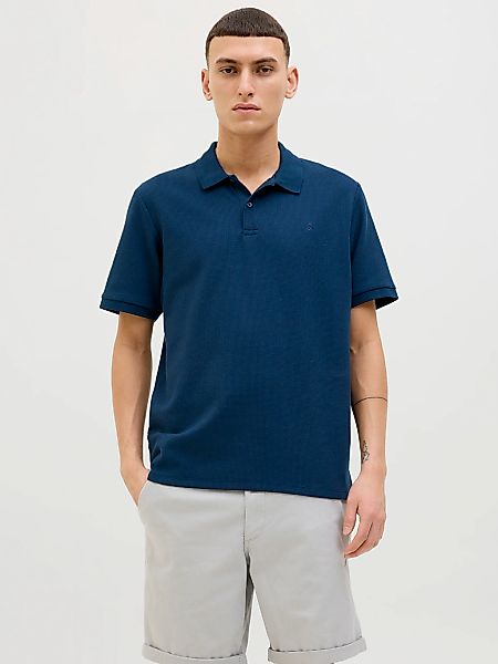 Jack & Jones Poloshirt JJEAUSTIN POLO SS NOOS Materialmix, regular fit günstig online kaufen