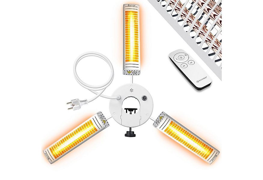 KESSER Heizstrahler, 3000 W, Heizstrahler Infrarot 3000W für Terrasse Gastr günstig online kaufen