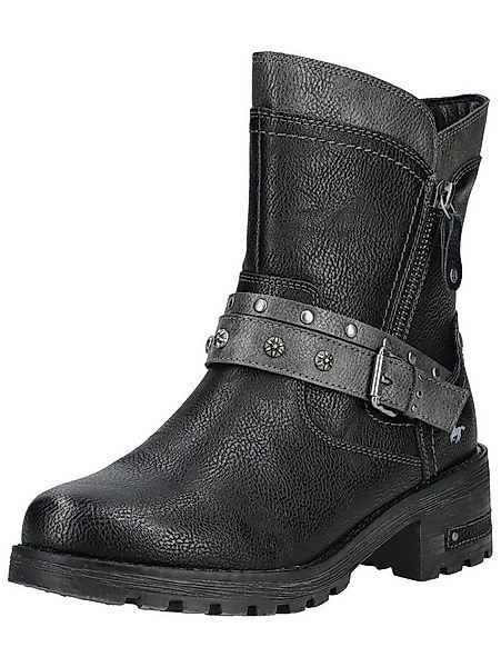 Mustang Shoes Mustang Shoes Stiefelette Lederimitat Bikerboots günstig online kaufen