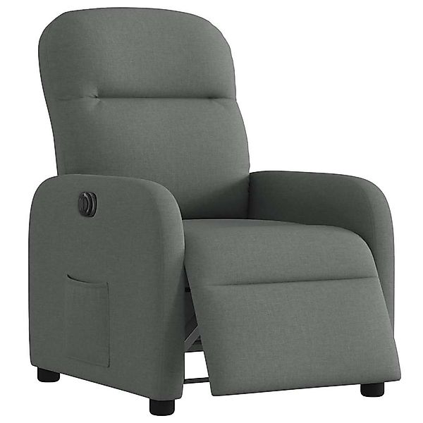 vidaXL Sessel Relaxsessel Elektrisch Dunkelgrau Stoff günstig online kaufen