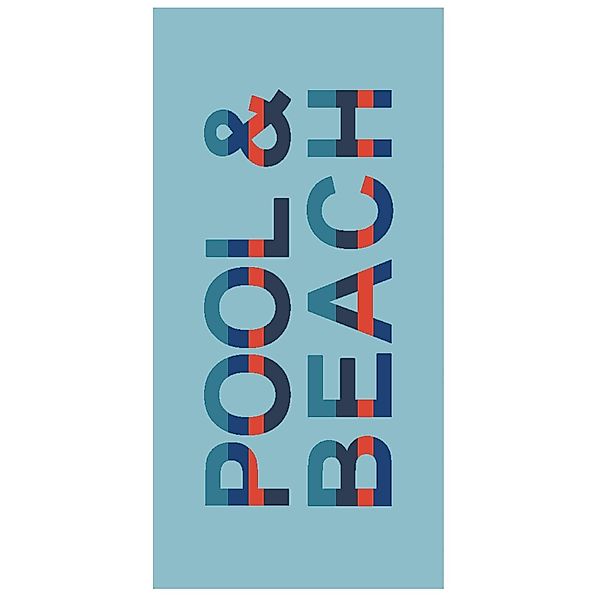 Depotex Strandtuch Pool and Beach Hellblau, günstig online kaufen